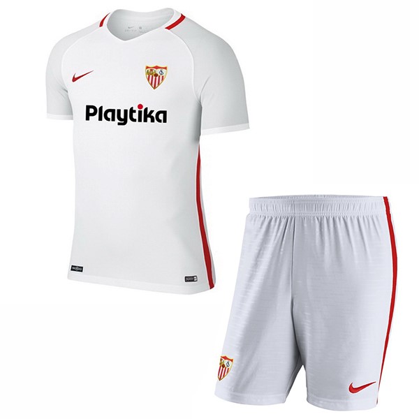 Camiseta Sevilla Primera equipación Niños 2018-2019 Blanco